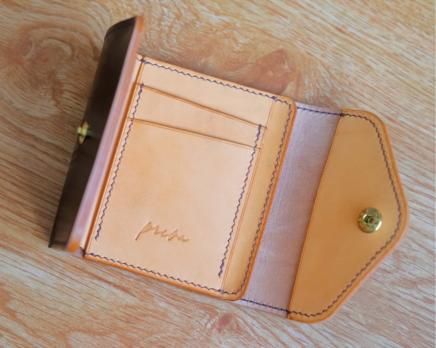 [Pre-order] Signature Trifold Wallet (Shell Cordovan Exterior)
