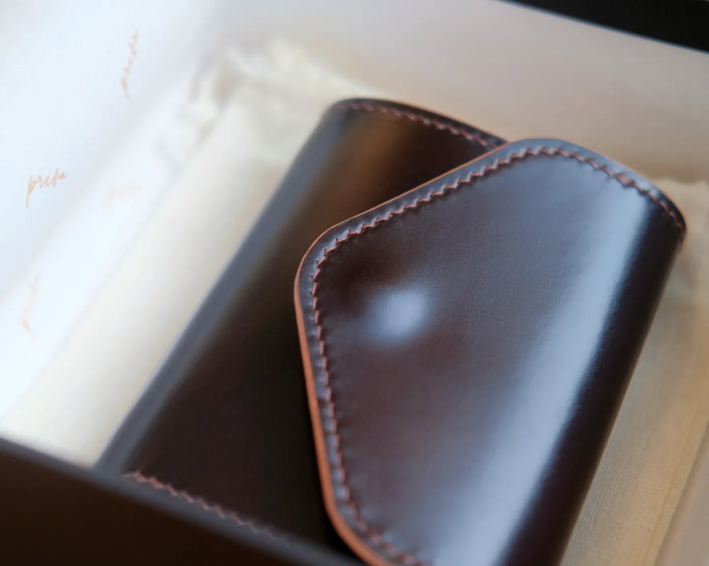 [Pre-order] Signature Trifold Wallet (Shell Cordovan Exterior)