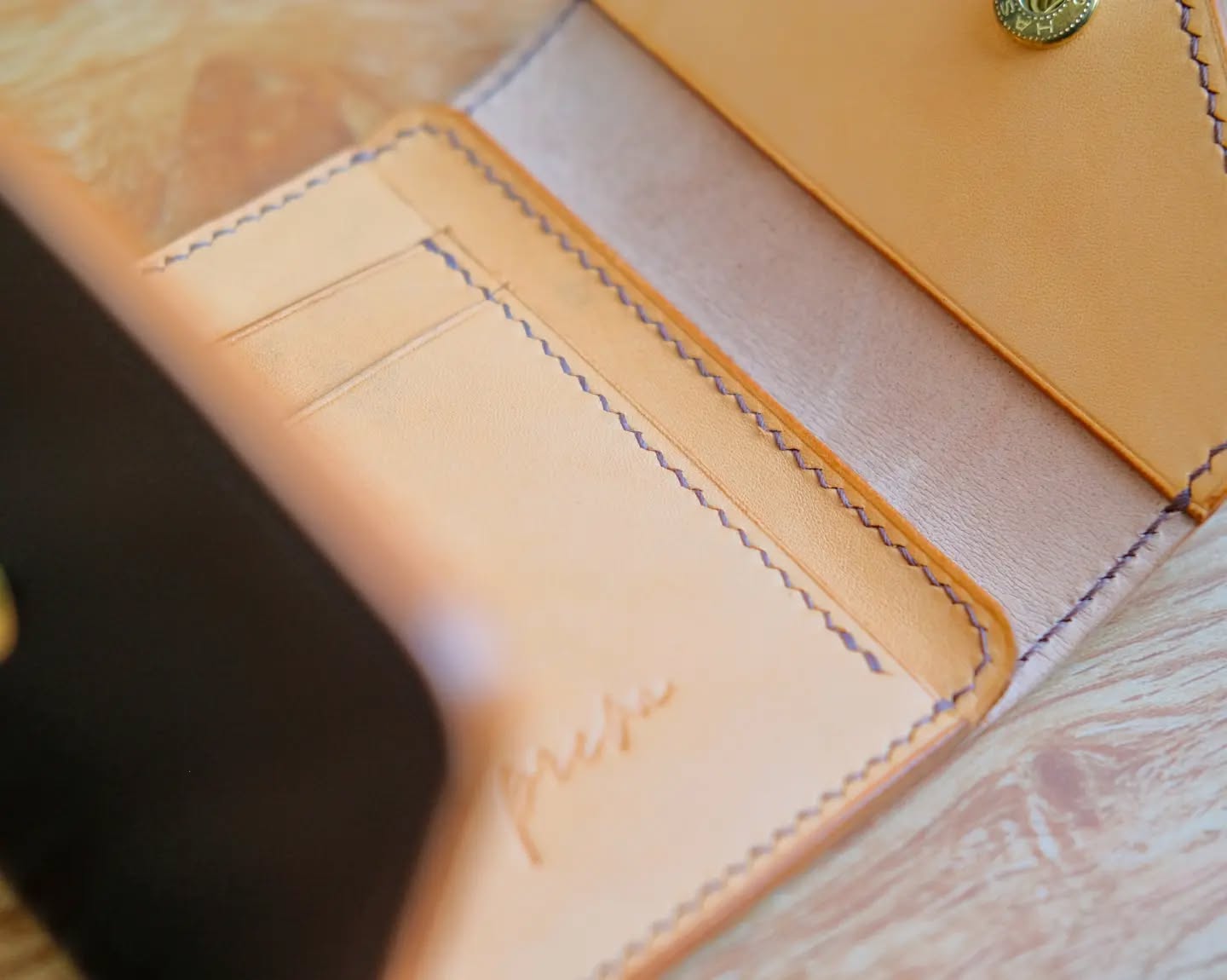 [Pre-order] Signature Trifold Wallet (Shell Cordovan Exterior)