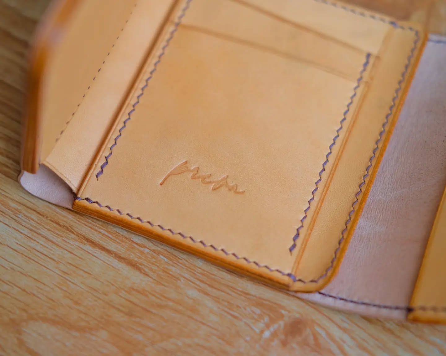 [Pre-order] Signature Trifold Wallet (Shell Cordovan Exterior)