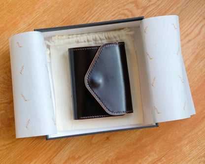 [Pre-order] Signature Trifold Wallet (Shell Cordovan Exterior)